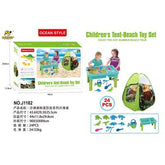 Casita de Playa con 24 Accesorios